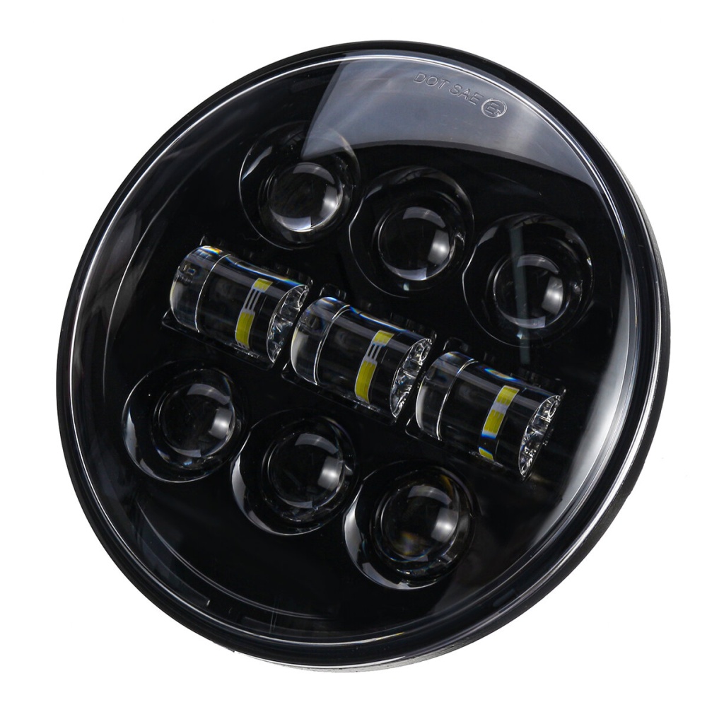 5.75 Inch 45W 12V Motorcycle LED Headlight Projector Hi-Lo Beam Round Lamp - Image 2