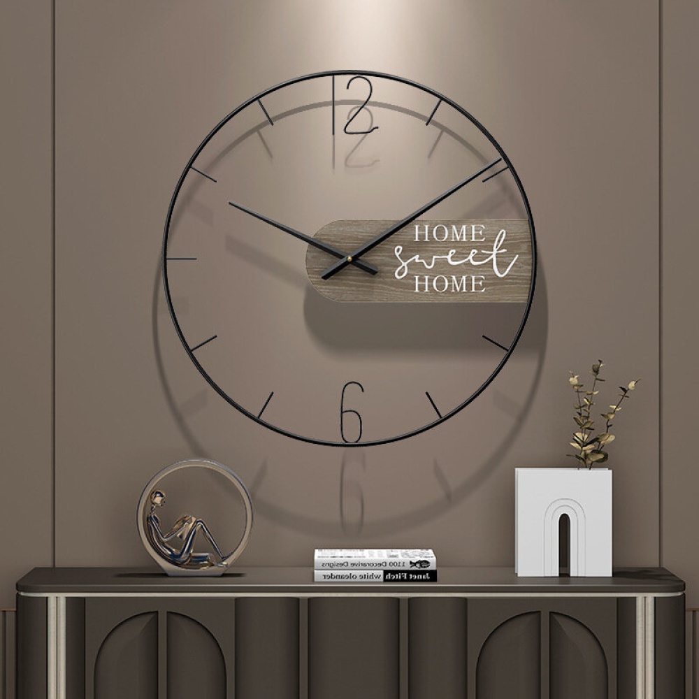 50CM Nordic Light Luxury Wall Clock Living Room Home Fashion Personality Creative Wall Clock Modern Minimalist Decoration - Image 2