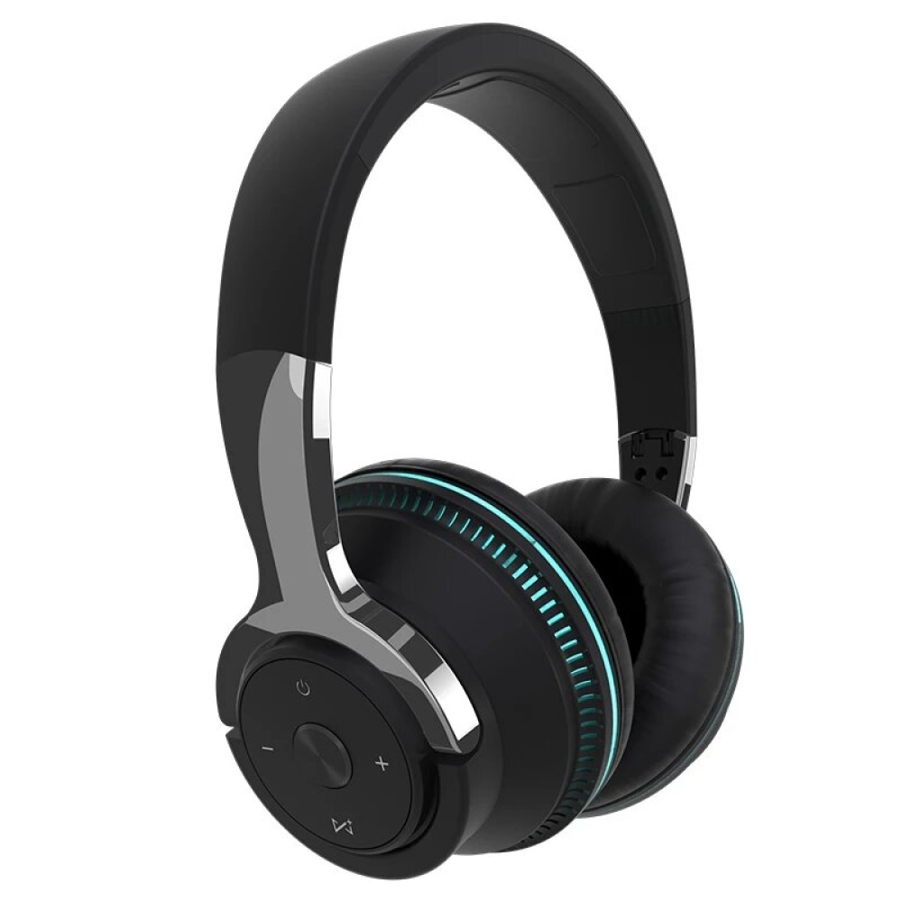 Bakeey H2 Wireless bluetooth 5.0 Headphone Foldable HIFI Bass Stereo Gaming Headest Headphone with Microphone - Black