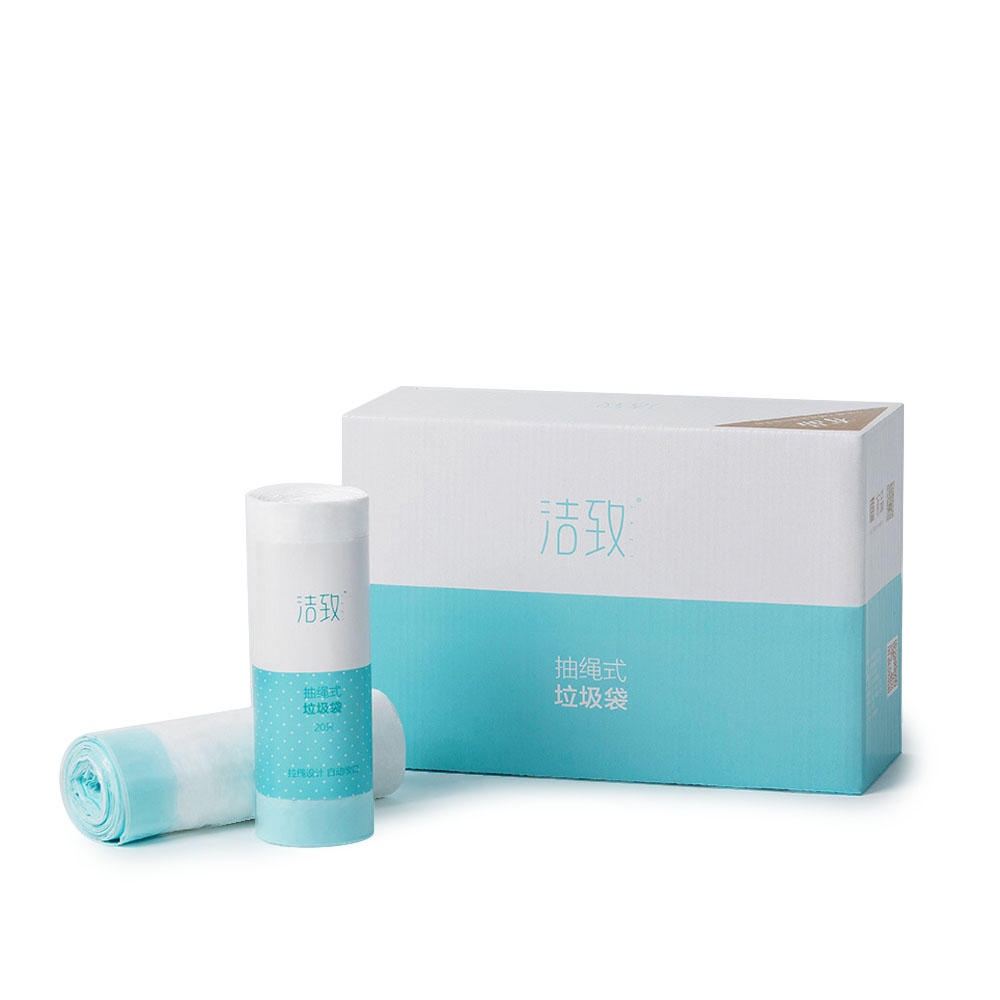 Mijia JieZhi 200PCS Drawstring Trash Bag Garbage Bag Thicken Material Prevent Leakage Household from XIAOMI YOUPIN - 10