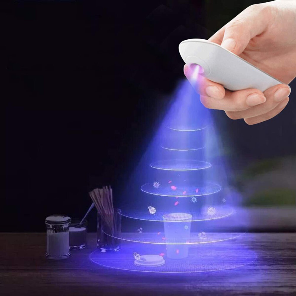 Household Portable Ultraviolet Light Phone Sterilizer USB Charging Toothbrush Mask Sterilizer Handheld Multifunction Germicidal UV Lamp - Image 2