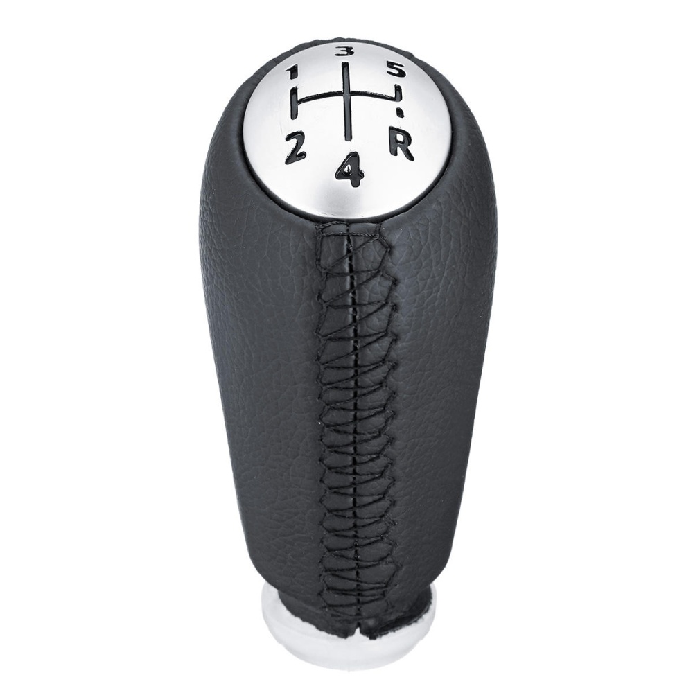 5 Speed Gear Shift Knob PU Leather For Renault Laguna Megane 2 Clio 3 2003-2009 - Image 2