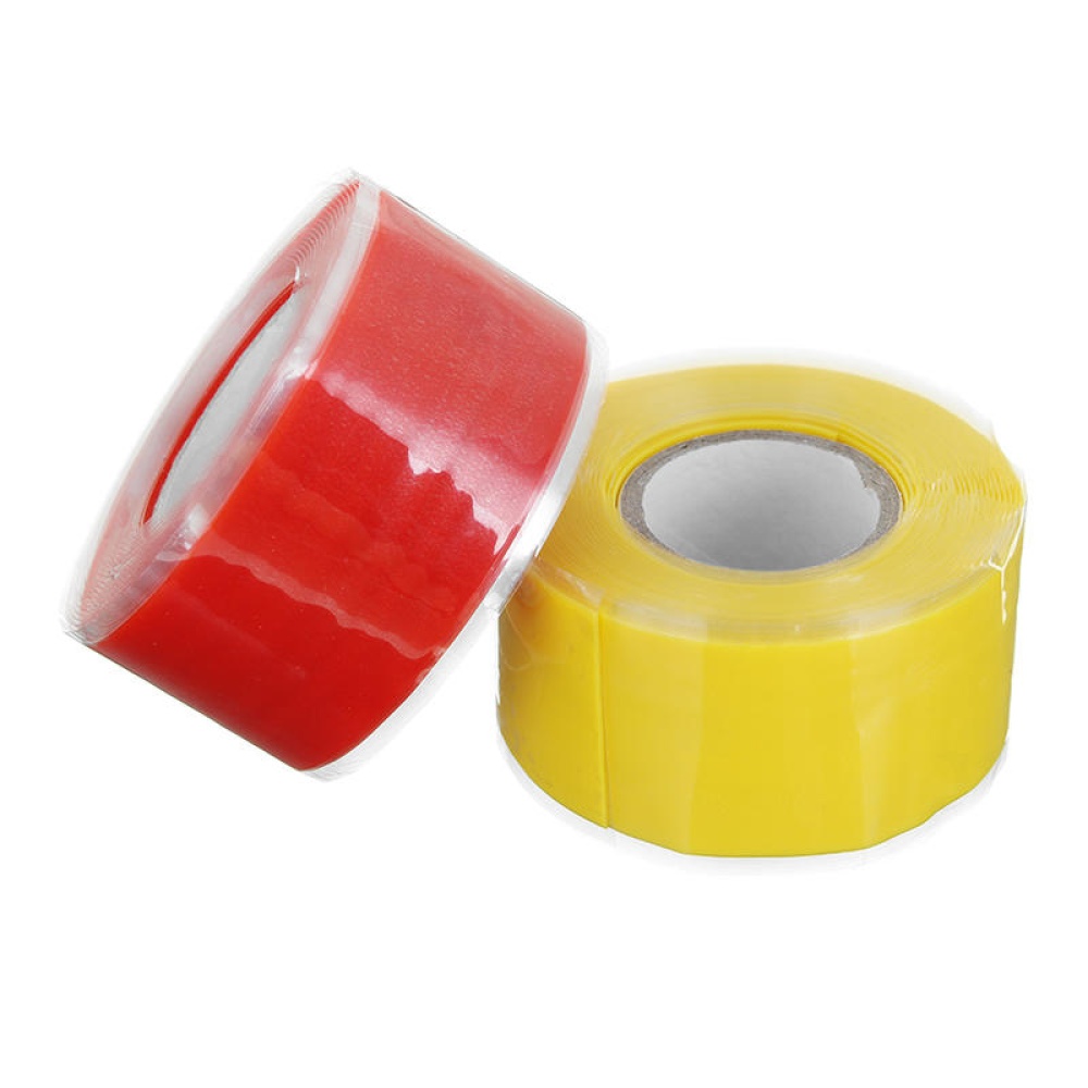 25mmx3m Self Fusing Silicone Tapes Emergency Repair Tape Insulation Multi Function Tape - Red - Image 2