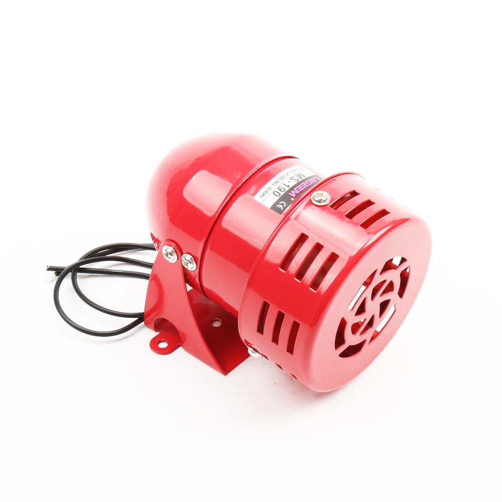 Mini Metal Motor Siren 110DB Industrial Alarm Sound Electrical Guard Anti-theft AC 220V 110V DC 12V 24V - 24V - Image 2