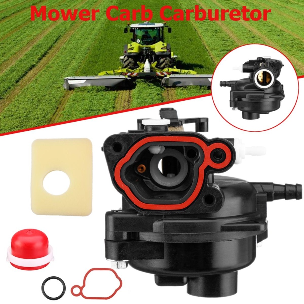 Carburetor For Briggs & Stratton 590556 + Air Filter Seal Kit Engine Mower Carb - Image 2