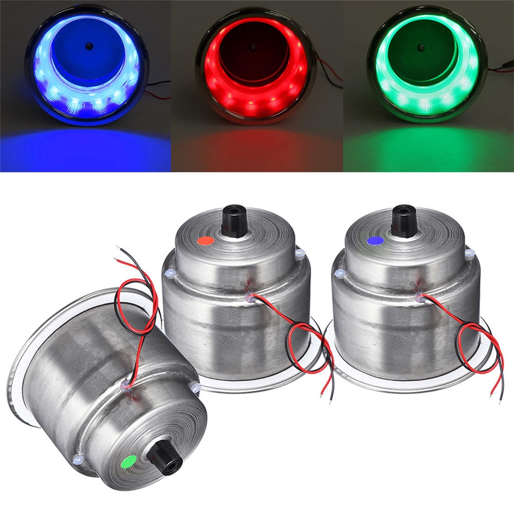 14 LED Stainless Steel Cup Drink Holder Polished For Marine Motorboat Car Truck RV - Blue - Image 2