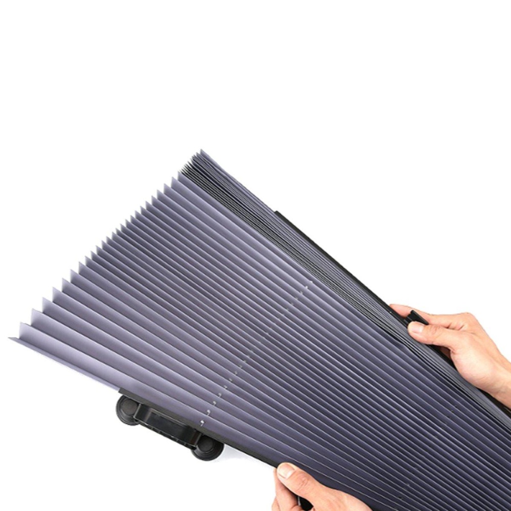 65x150cm Front Car Windshield Sun Shade Visor Retractable Folding Truck Sun Block Cover - Image 2