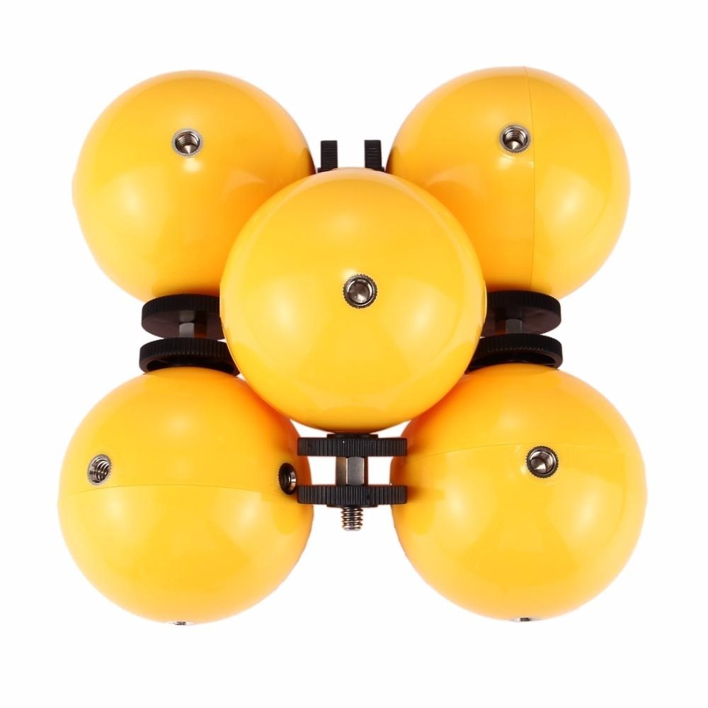 PULUZ PU209 Bobber Diving Floaty Water Surface Shooting Ball Holder Yellow for Action Sport Camera - Image 2