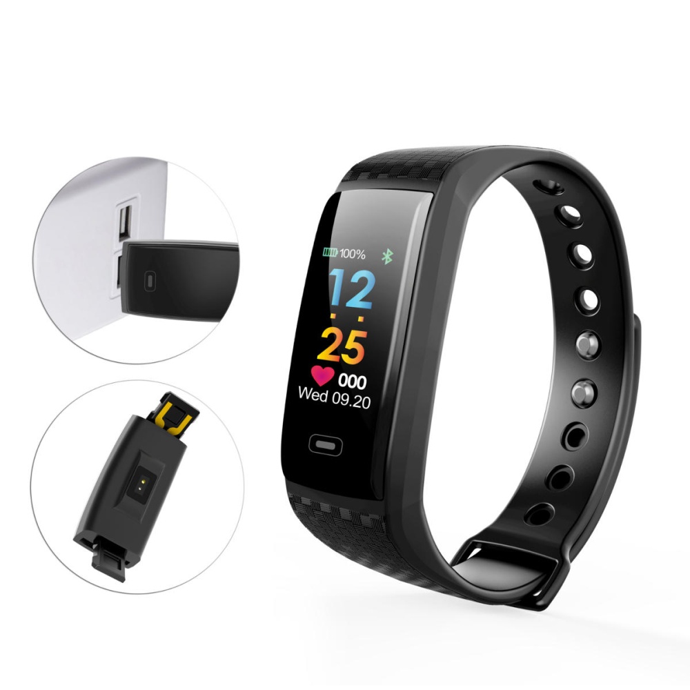 KALOAD CK17S Heart Rate Blood Pressure Oxygen Monitor IP67 Waterproof Smart Sports Bracelet