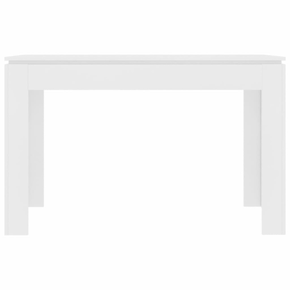 Dining Table White 47.2"x23.6"x29.9" Chipboard - Image 2