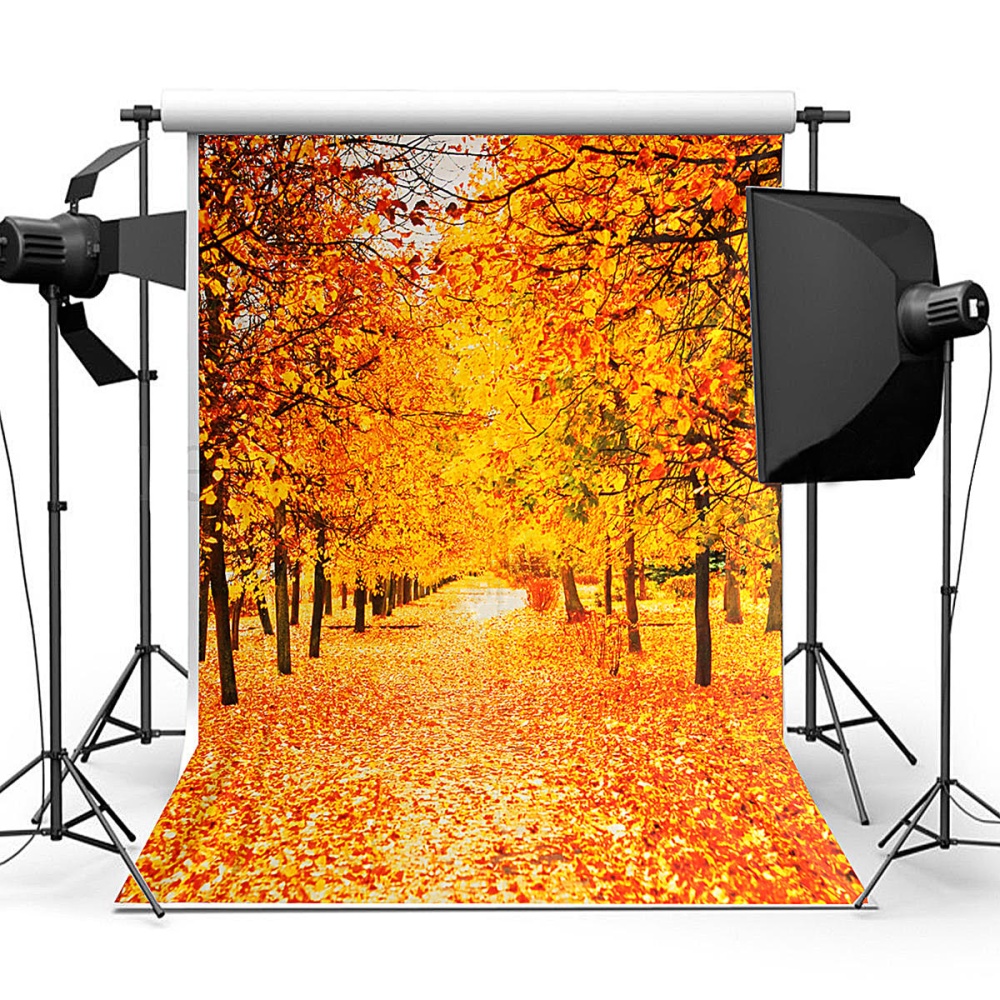 5x7ft Vinyl Autumn Fall Photography Background Photo Studio Prop Backdrop - Image 2