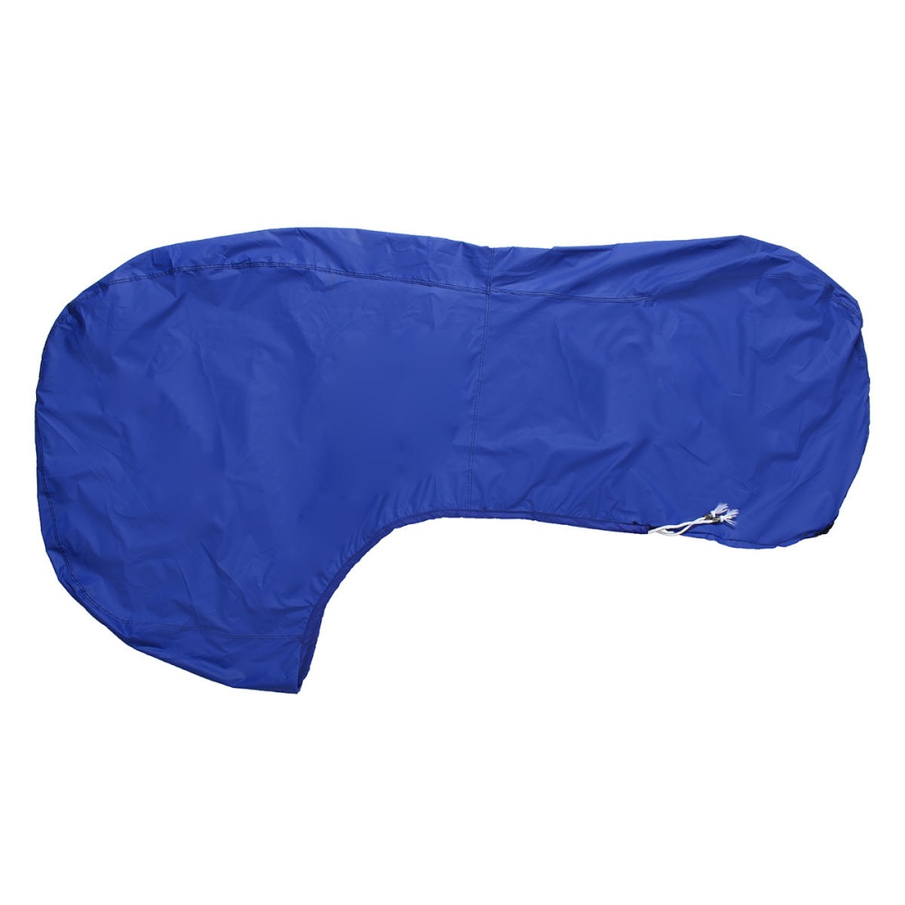 420D Full Outboard Engine Boat Cover Blue/Grey For 20-30HP Motor Waterproof - Blue - Image 2