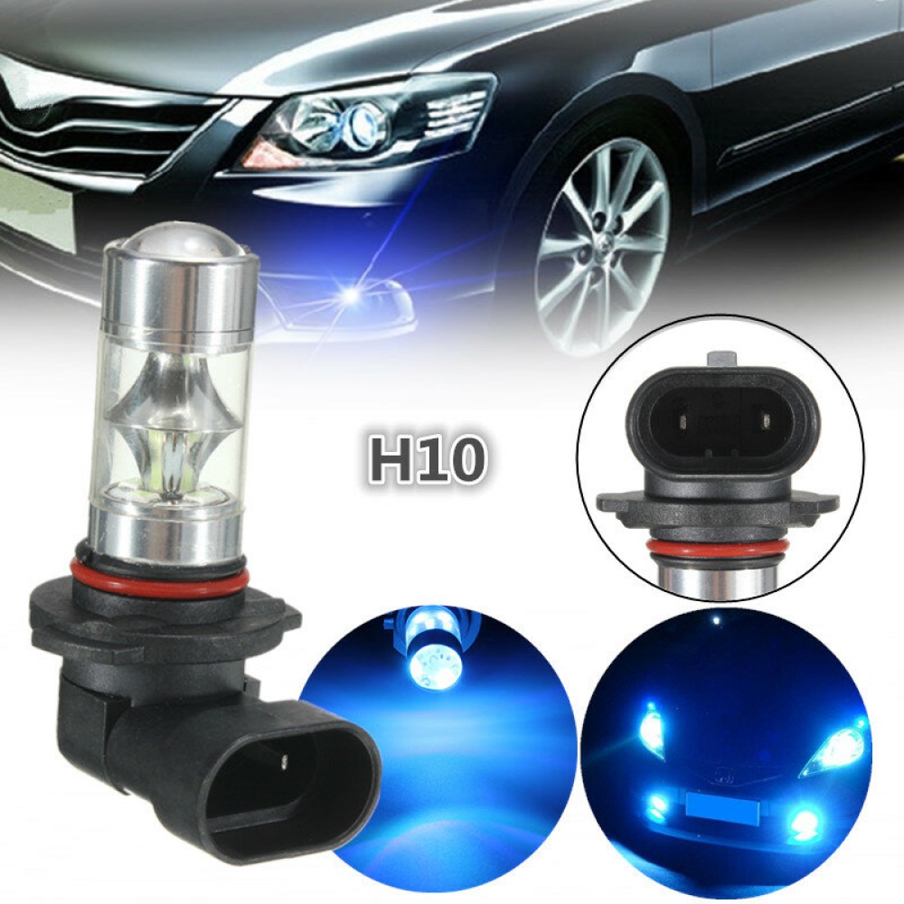 H10 2835SMD 12LED 60W Car Fog Light White Ice Blue Yellow - Ice Blue - Image 2