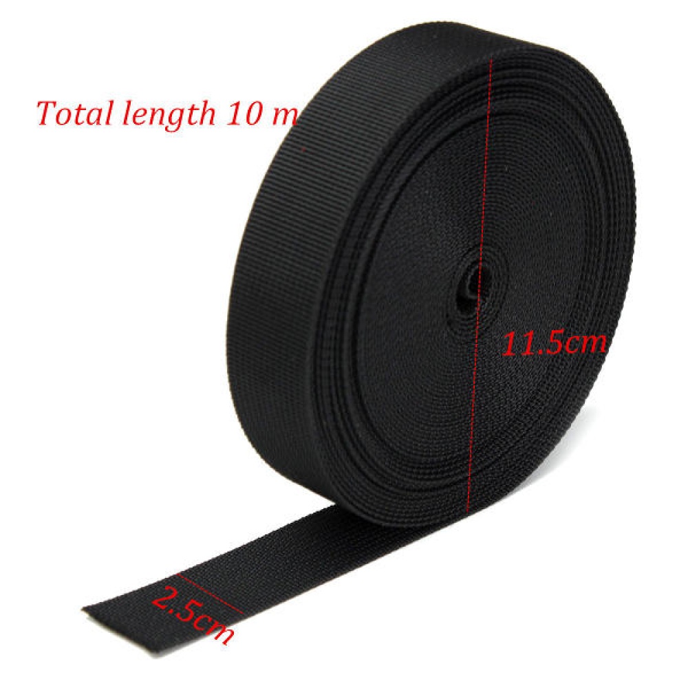 2.5CMx10M Nylon Webbing DIY Backpack Craft Strapping Tape - Image 2