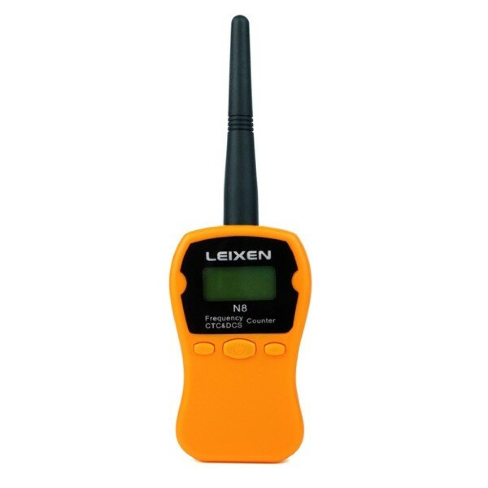 LEIXEN N8 LCD Display Portable 1MHz-1000MHz Frequency Counter CTCSS/DCS Frequency Counter for Walkie Talkie - Yellow - Image 2