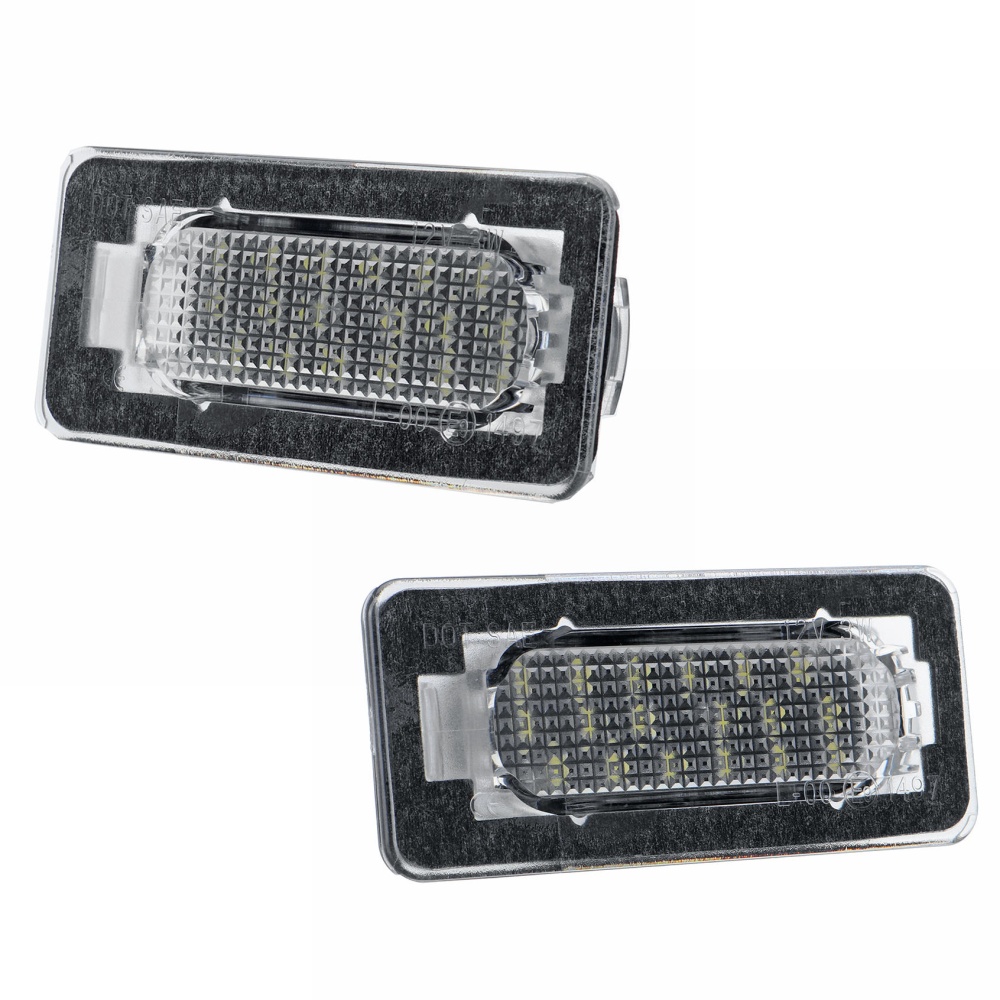 2Pcs Car SMD White LED Lights License Plate Lamps 6000K For Toyota Corolla 2014-2019 - Image 2