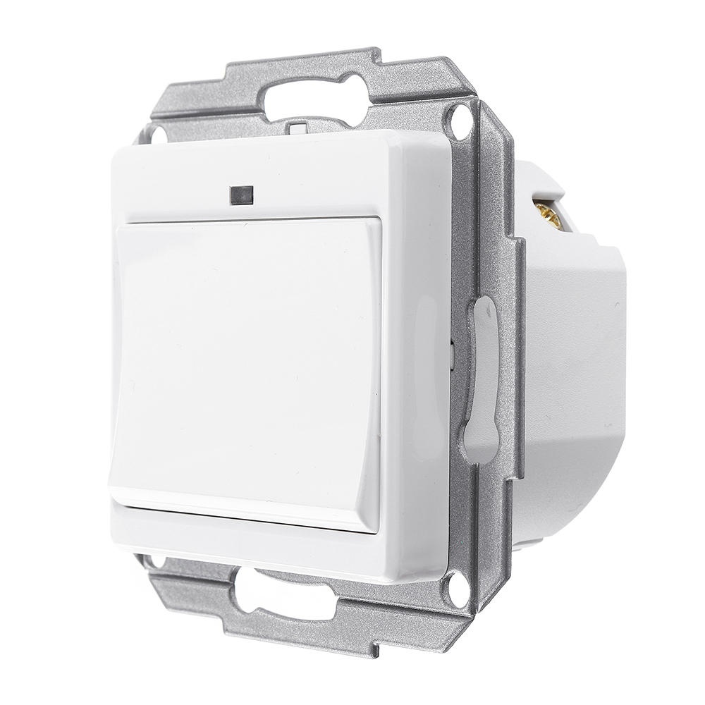 MoesHouse WS-EUY1-W EU Standard 1 Gang Smart Push Button Switch Smart Life Tuya Wireless Remote Control Work with Alexa Google Home