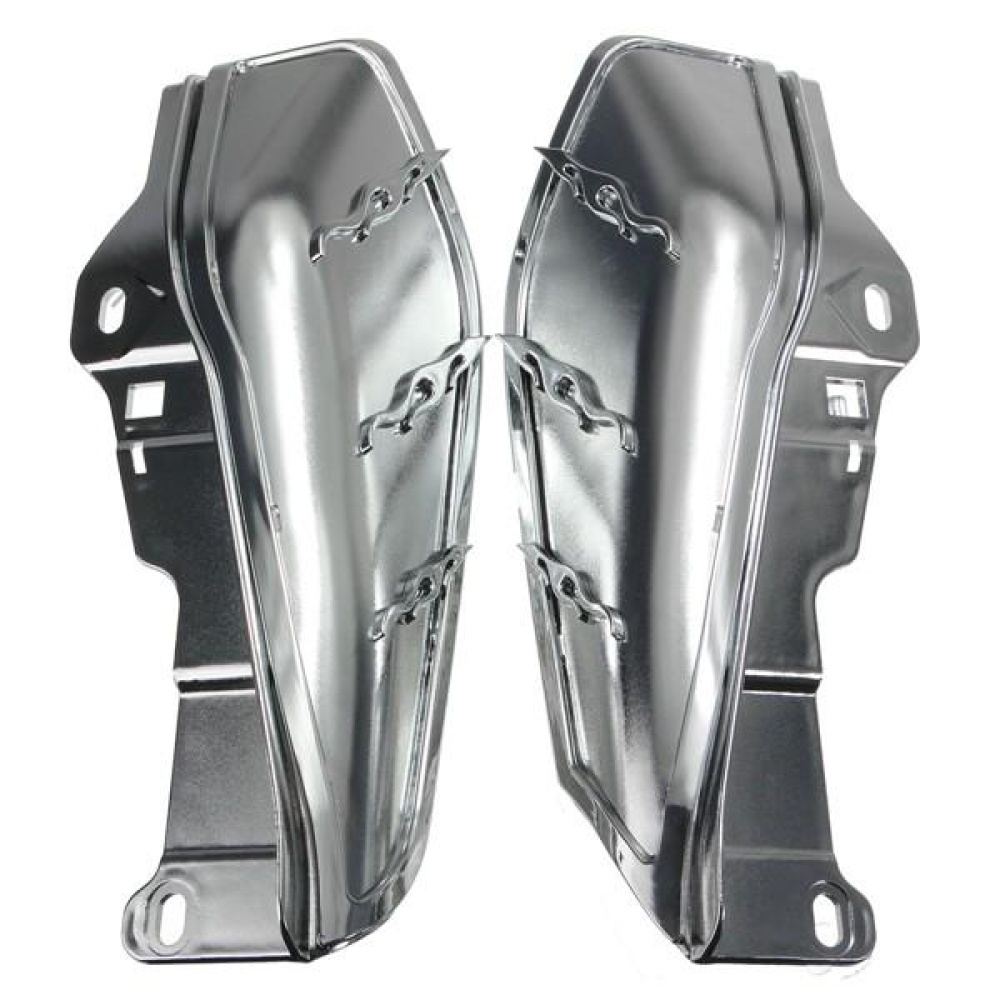 Air Deflector Trims Mid-Frame For Motorcycle Harley Davidson Touring FL Models - Chrome - Image 2