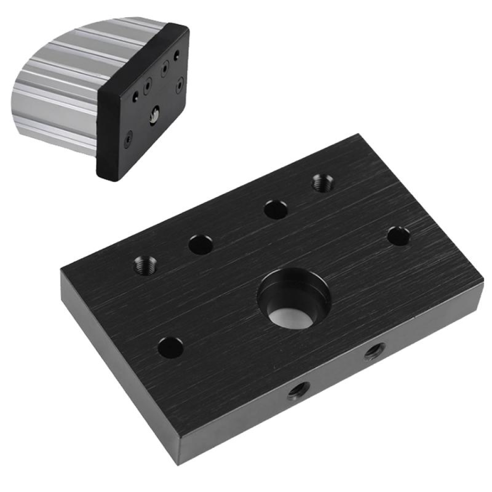 C-Beam Aluminium Extremite Face Plaque De Montage Vis Extremite Plaque De Fixation Pour 3D Imprimante CNC Partie