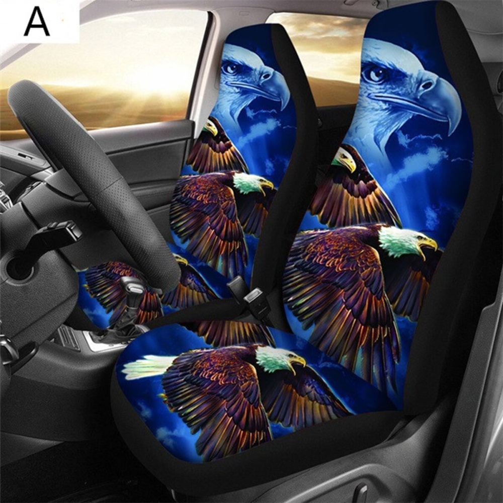 1/2Pcs Front Car Seat Cover Protector Vehicles SUV Interior Cushions Universal - 1pcs C
