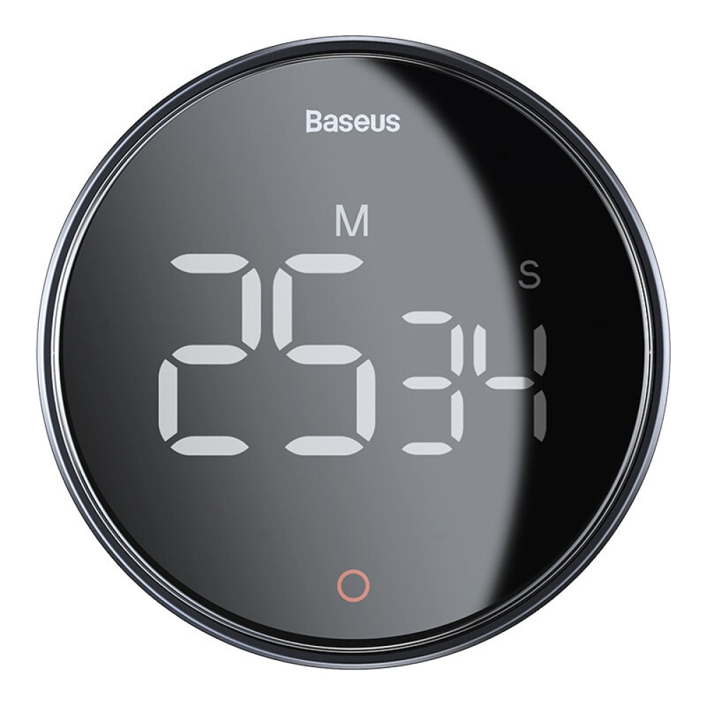 Baseus Rotator Pro Timer Digital Display Magnetic Desktop Home Hanging Time Management Timer - Black - Image 2