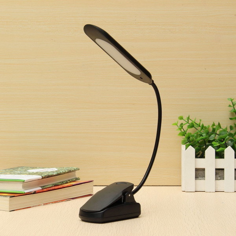 Rechargeable LED Adjustable Clip Lamp Light Eye Protection Flexible Night Light - Image 2