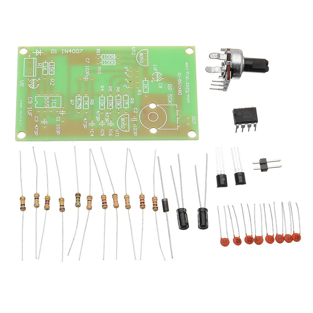 5pcs DIY Digital Electronic NE555 Multi-wave Signal Generator DIY Kit Electronic Components Parts - Image 2