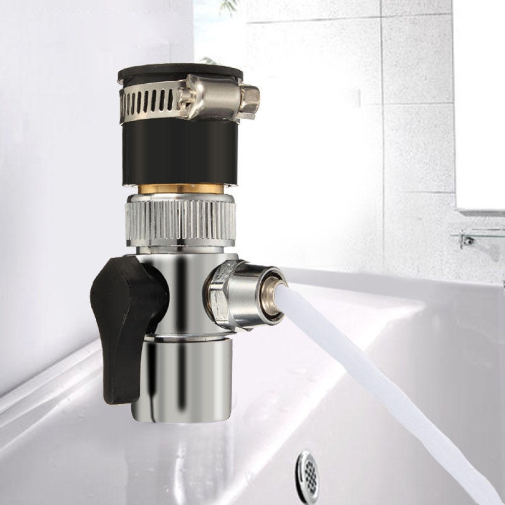 Water Saving Bubbler Faucet Kitchen Bathroom Aerator Rotating Nozzle Diverter Filter Valve Connector - Image 2