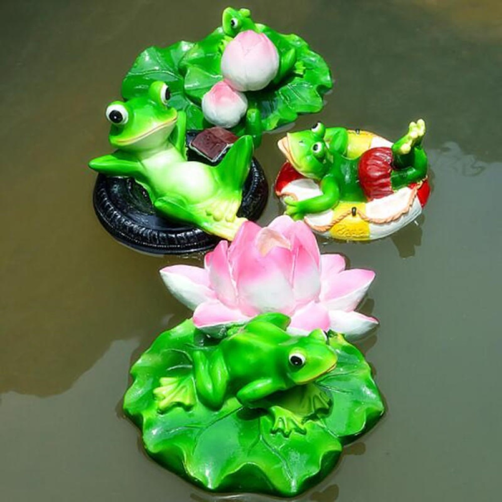 Floating Pond Decor Outdoor Simulation Resin Cute Swimming Pool Lawn Frog Decorations Ornament Garden Art in Water - #5 - Image 2