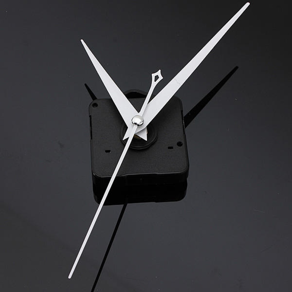 10Pcs DIY White Triangle Hands Quartz Black Wall Clock Movement Mechanism - Image 2