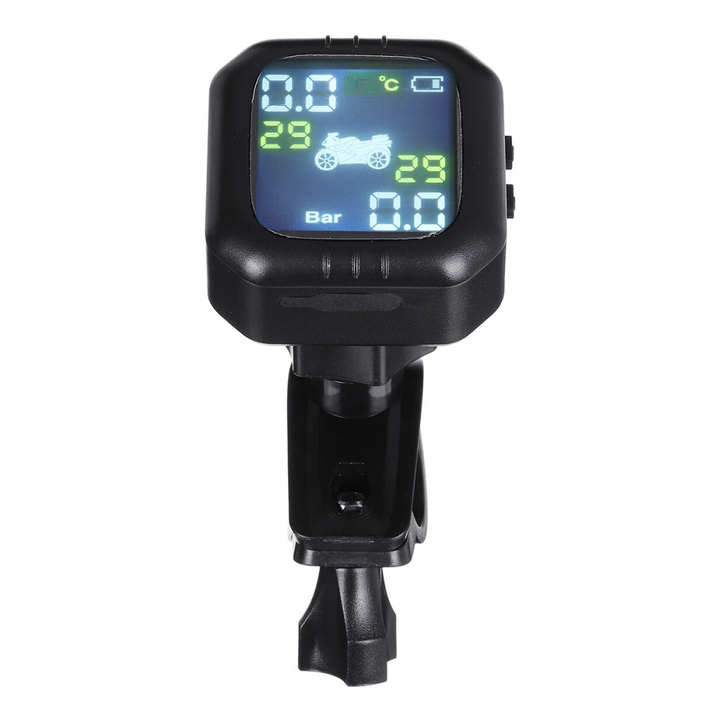 Waterproof LCD Display TPMS Motorcycle Real Time Tire Pressure Monitoring Gauge System Wireless Internal Sensor - Image 2