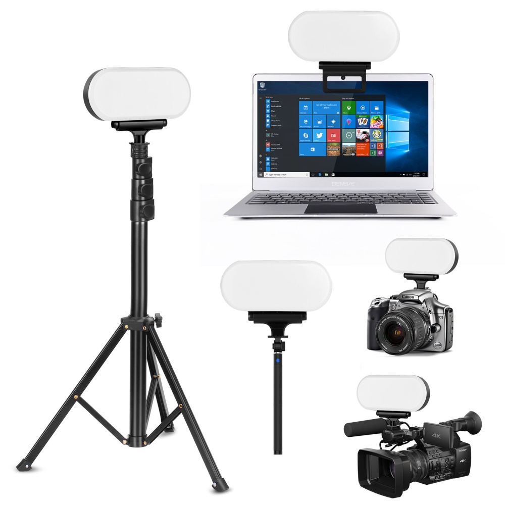 Z2 Video Light 2600K-6000k Fill Lamp with Three Stands for Camera Sport Cameras PC Laptop Phone Tripod Monopod for Live Broadcast Youtube Photography - Image 2