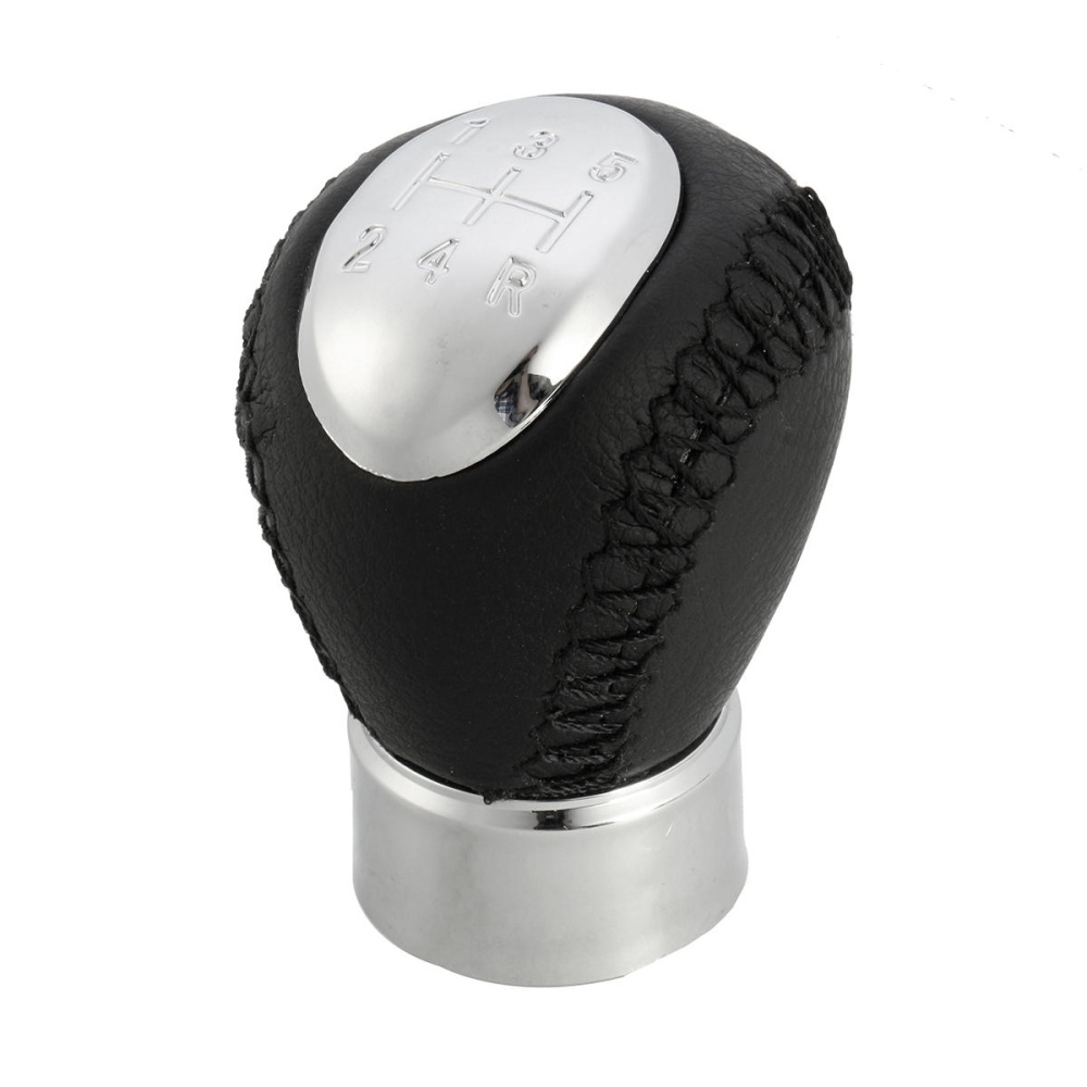 5 Speed Leather Gear Stick Shift Knob For Mazda 3 5 6 323 626 RX-8 - Image 2