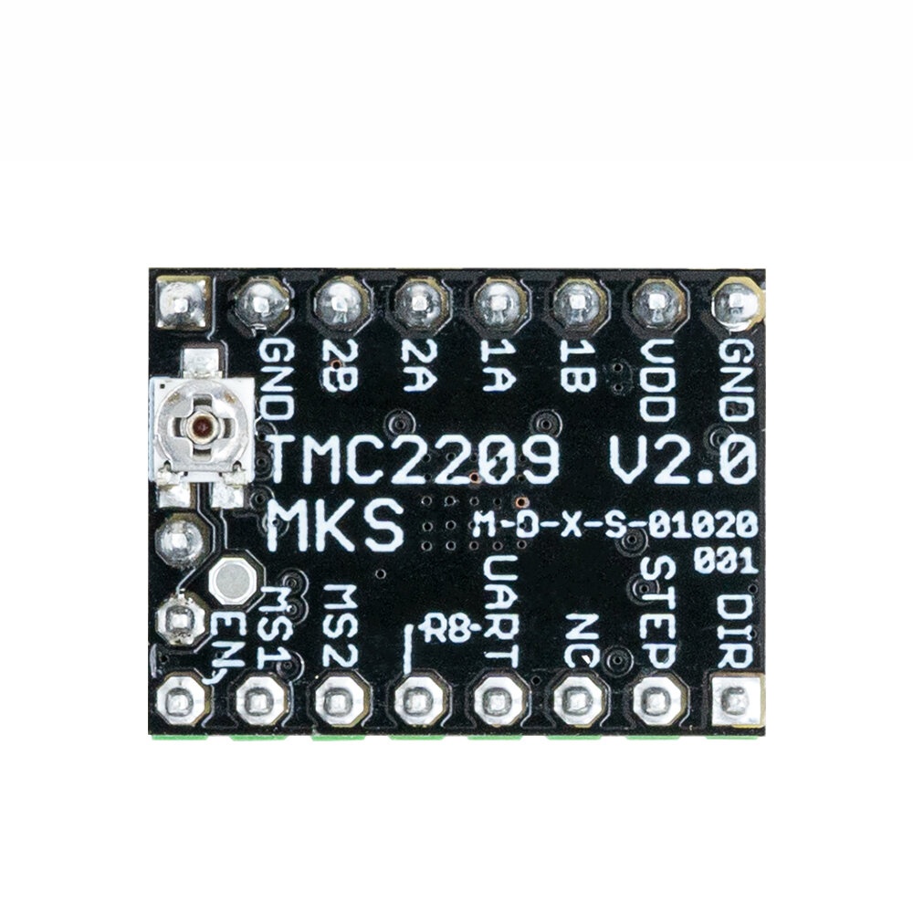 MKS TMC2209 V2.0 3D Printer StepStick Stepper Motor Driver 2.5A UART Ultra-quiet High-current Unlimited Return to Zero For SGen_L Gen_L Robin Nano
