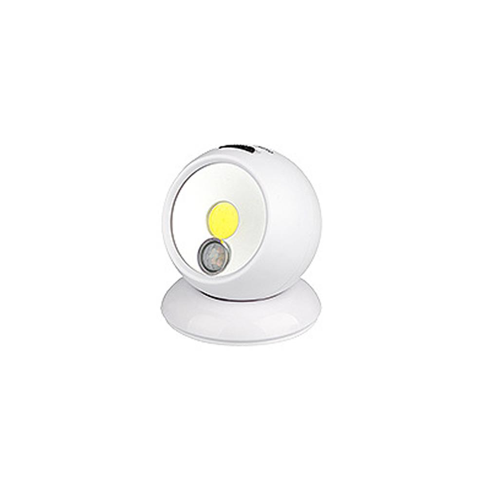 Battery Powered / USB Rechargeable 360 Degree Rotation COB PIR Motion Sensor Magnetic Night Light - Battery powered type - Image 2