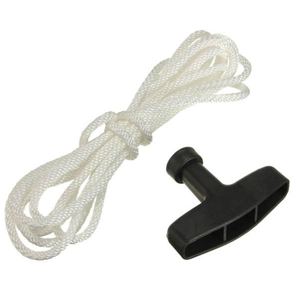 120 Inch Universal Lawnmower Trimmer Pull Handle Starter Rope Cord Garden Machine Fitting - Image 2