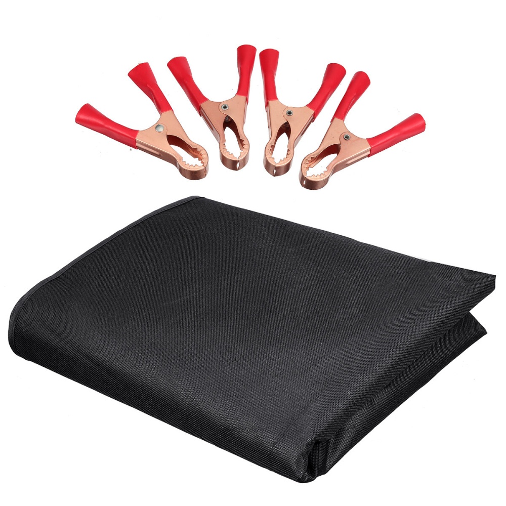 Rear Barn Door Awning Cover Car Sunshade Covers Black Fits For Ford Transit Custom 2013 Onwards