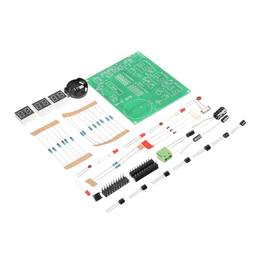 3pcs DIY 6 Digital LED Electronic DIY Clock Kit Electronic Component Parts 9V-12V AT89C2051 - Image 2