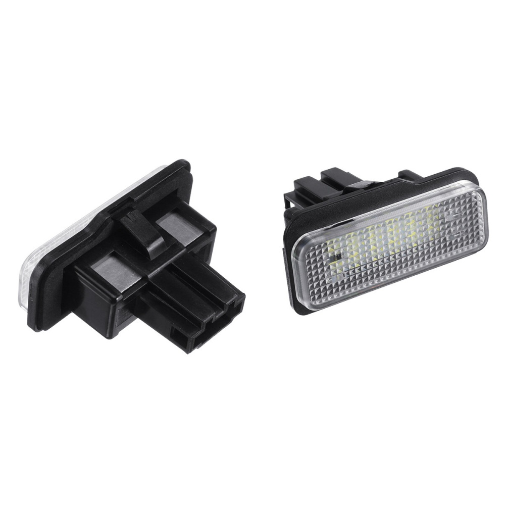 18LED Number License Plate Light Lamp For Mercedes-Benz W203(5D) W211 W219 6500k 2PCS - Image 2