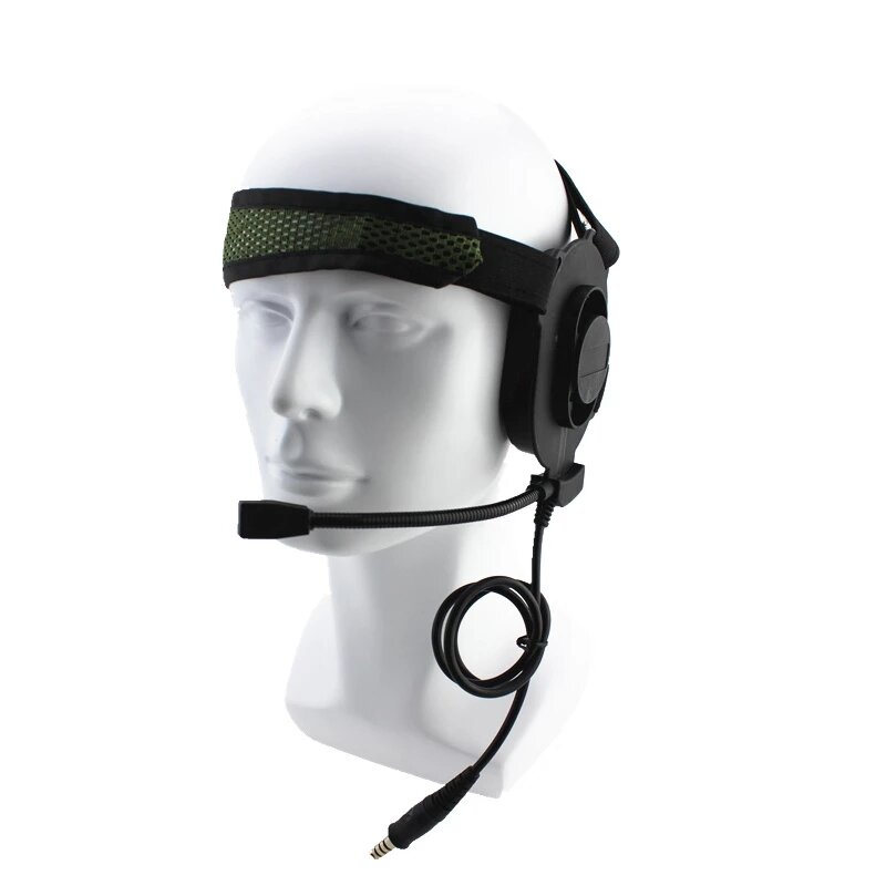 HD01 Tactical Bowman Elite II Radio Headset Earpiece with U94 Style PTT 2 Pin For Kenwood Baofeng UV-5R UV-82 Walkie-talkie - Image 2