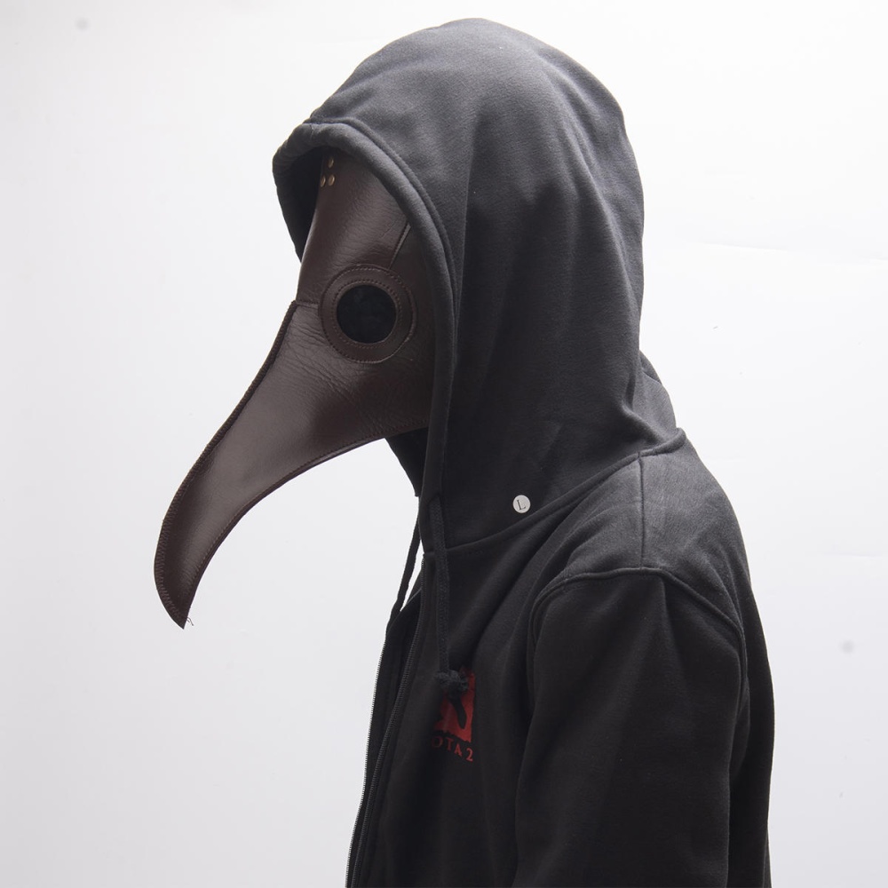 Plague Doctor Bird Steampunk Mask Long Nose Beak Cosplay Costume Props - Image 2