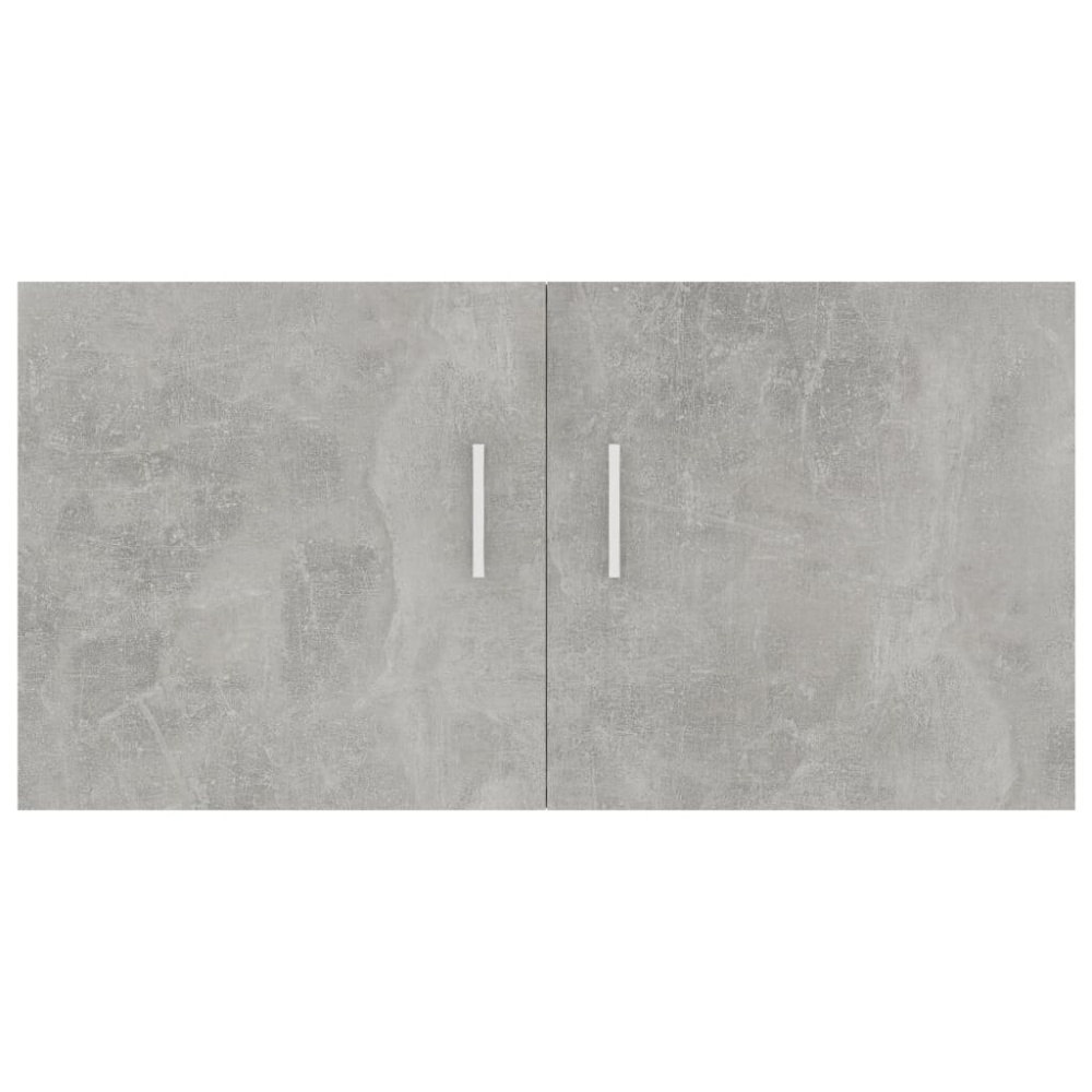 Wall Mounted Cabinet Concrete Gray 31.5"x15.4"x15.7" Chipboard - Image 2