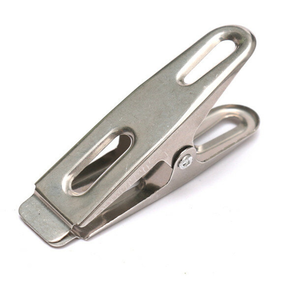 20Pcs Stainless Steel Clips Tent Windproof Securing Hook Buckle - Image 2