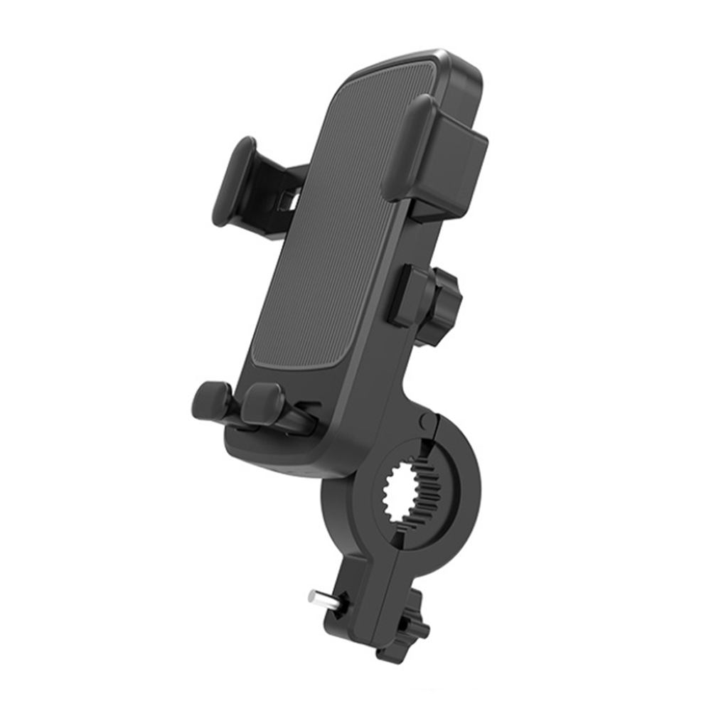 4.7-6.5" Mobile Phone GPS Holder Quick Lock Anti-Skid Shockproof Universal For Motorcycle Bicycles Electric Vehicles Handlebar Installation - Green - Image 2