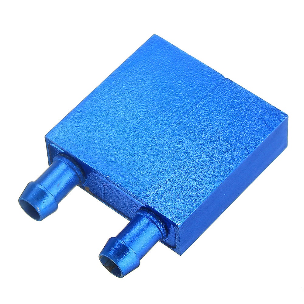 40*40 0.5mm Blue Aluminum Alloy Water Cooling Block Radiator Liquid Cooler Heat Sink Equipment - Image 2