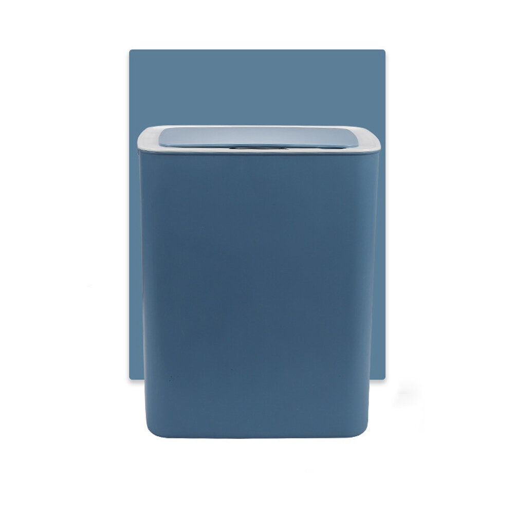 Bakeey Intelligent Induction Trash Can Automatic Cover Household Living Room Kitchen Bedroom Bathroom Creative Classification Trash Can - Blue Batter - Image 2