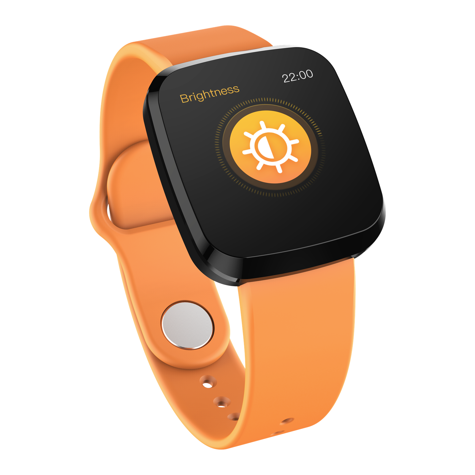 Bakeey P3 Integrated Body IPS Screen 24h Heart Rate O2 IP68 200mAh Message Data Storage Smart Watch - Orange