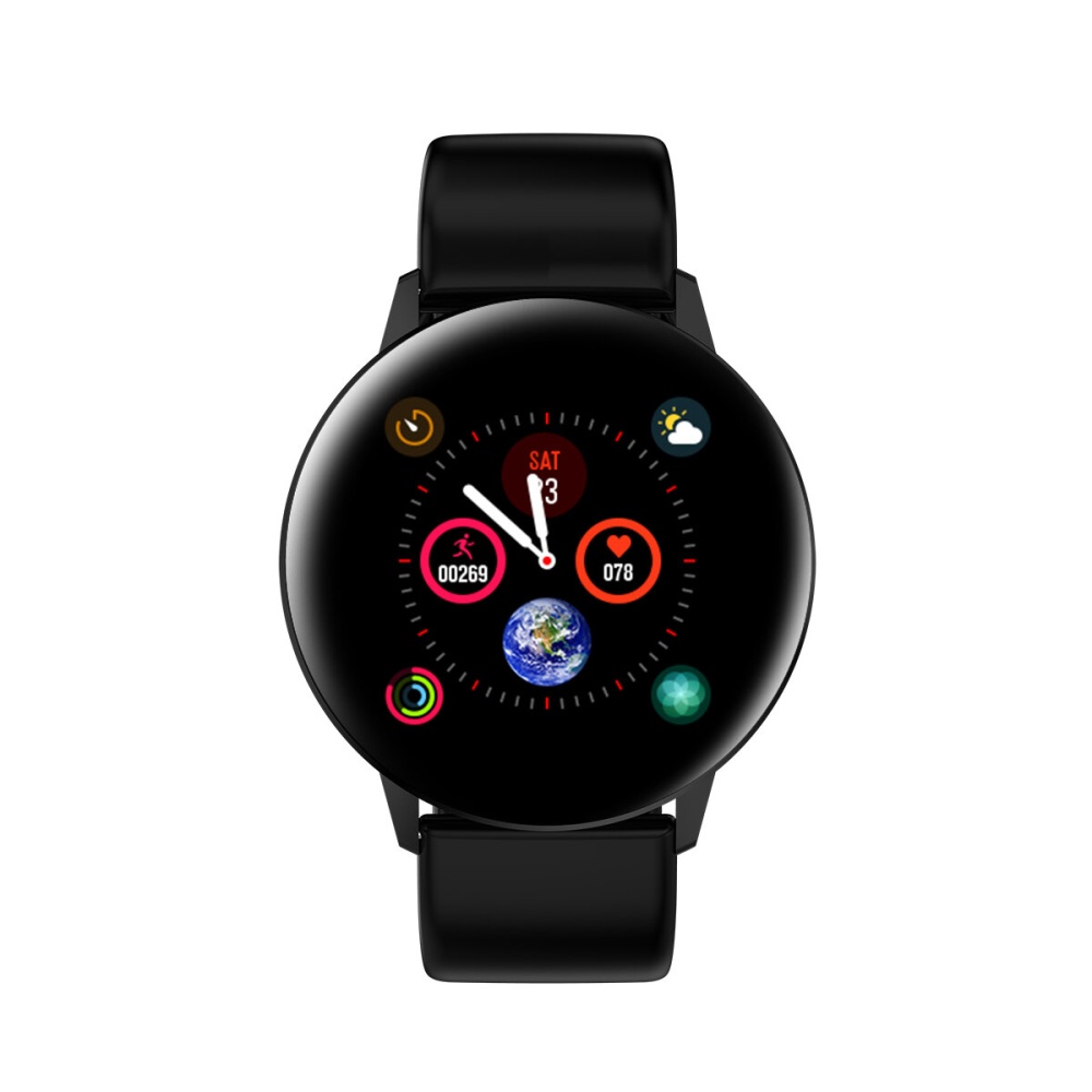 Bakeey TD28 1.3 inch IPS Full Touch Screen Heart Rate Blood Pressure Oxygen Monitor Weather Push IP67 Smart Watch Smart Watch - Black