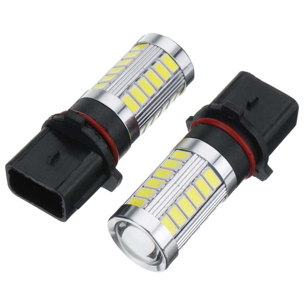 Pair P13W White 6000K 500LM 33LEDs Car Fog Lights Daytime Running Lights Bulbs Error Free - Image 2