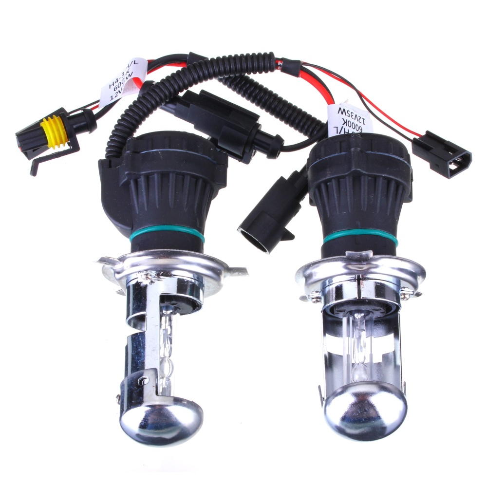 2Pcs 35W H4 HID Car Headlight Bi-xenon Hi/Lo Dual Beam Bulbs 12V 3000K-15000K - 3000K - Image 2